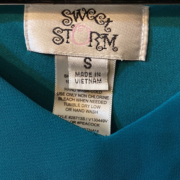 Women’s dress with liner and elastic waist - Picture 3 of 4